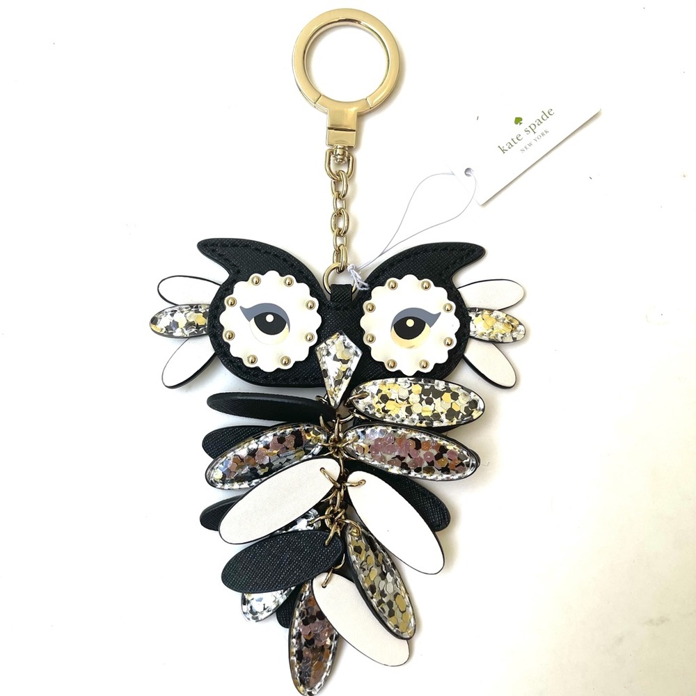 Kate Spade Owl Keychain and Bag Fob